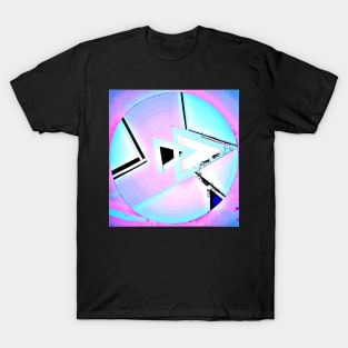 PASTEL ART DECO MOD GEOMETRIC DESIGN,AQUA, PINK, PURPLE T-Shirt